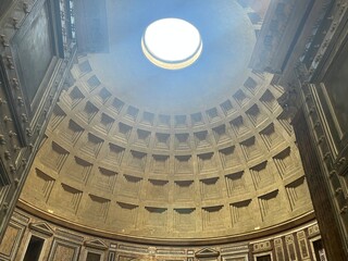 dome of the pantheon city, Rome  Italy © Chathura