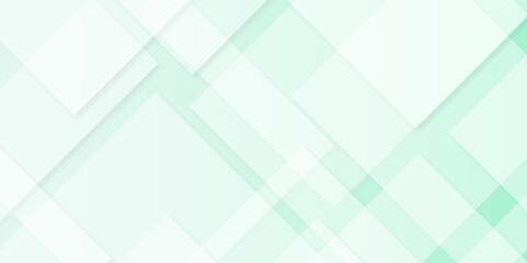 Abstract green background with overlay stripes shape. Modern random object shape texture. Geometric background. Vector illustration abstract graphic design banner pattern presentation background web.