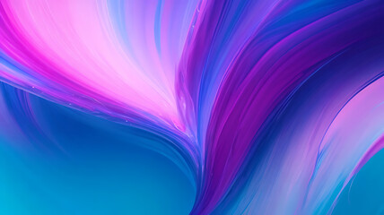 Obraz premium Illustration modern abstract blue and pink wave flowing dynamic background design.