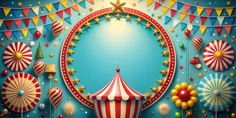 Party Fete Karneval Geburtstag  Dekoration AI-Generated Content