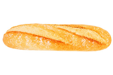 Baguette bread on empty blank background.