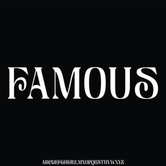 minimal stencil alphabet. display font vector typeset