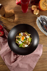 Fresh Squid Salad with Potatoes and Egg A Vibrant Healthy Meal