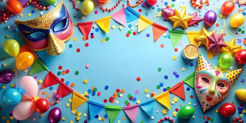 Party Fete Karneval Geburtstag  Dekoration AI Generative