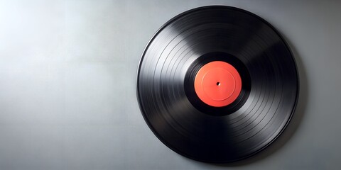 Fototapeta premium Schallplatte Vinyl Schellack Vinylscheibe Scheibe Platte AI-Created Content