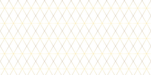 Naklejka premium Abstract industrial Design random lines golden on white background.Geometric seamless minimalist pattern with straight lines design.luxury gold geometric random chaotic lines.squares and triangle line