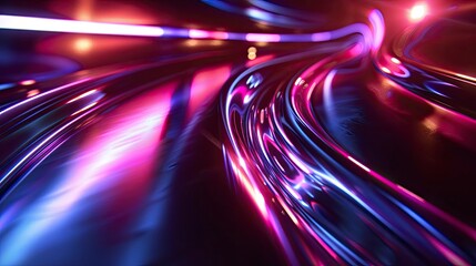 Dynamic abstract light reflections.