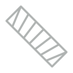 Crime scene Vector Line Grey Icon Design