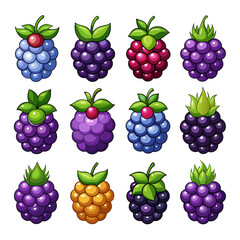 Seamless Berry Patterns and Backgrounds: Colorful Illustrations and Designs for Fresh Berry Themes, seamless pattern with berries, seamless background with berries, berry illustrations, berry graphics