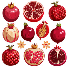 Festive Christmas Seamless Patterns: Red and Green Apples, Fruits, and Berries for Holiday Designs, Christmas seamless pattern, pattern with apples, set of red and green apples, set of fruits