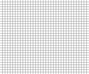 Squared notebook seamless pattern. School notebook for mathematic sisolated on white background eps10
