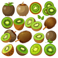 Comprehensive Collection of Fruits and Vegetables Icons: Detailed Illustrations and Patterns for Healthy Food Designs, set of fruits, set of icons, set of fruit, set of fruit icons, set of fruits 