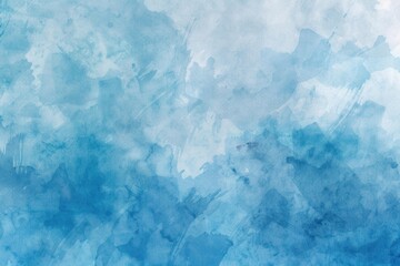 Obraz premium Abstract Blue Watercolor Background