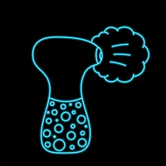 Home Humidifier in neon effect