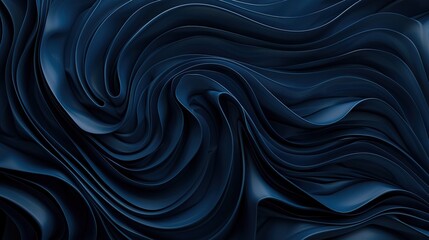 Obraz premium Abstract Dark Blue Swirling Pattern