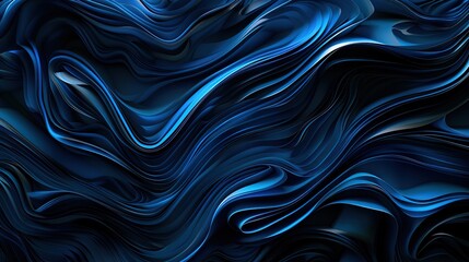 Obraz premium Abstract Dark Blue Swirling Pattern