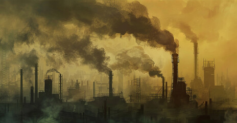 Obraz premium Factories