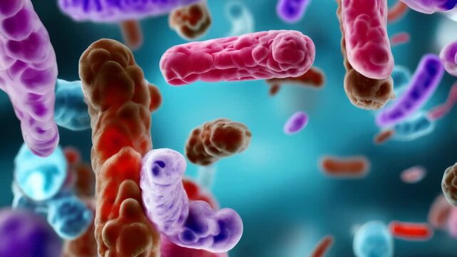 Dive into the intricate world of colorful microbes and discover the beauty of bacterial life during a fascinating autumn laboratory session