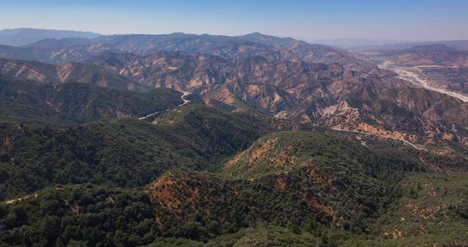 Cuyama Valley Dick Smith Wilderness Aerial Video 