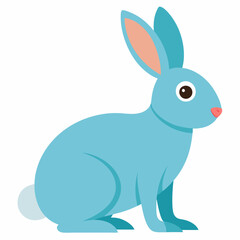 Adorable Rabbit Vector Illustration - Cartoon, Clipart, and Line Art Design
