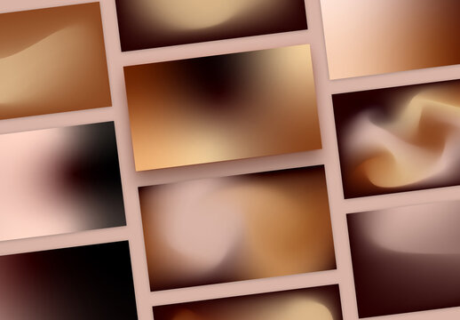 Set of Nude Gradient Backgrounds