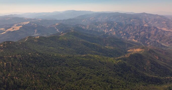 Dick Smith Wilderness Los Padres Aerial Video 