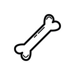 bone icon vector design line style