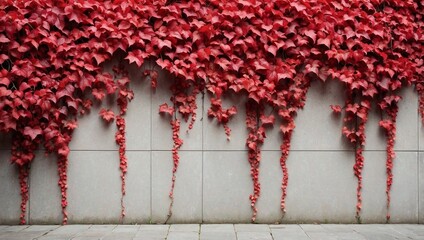 A red rick wall in the style of harmony with nature.