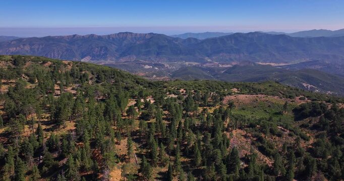 Los Padres Wilderness Ojai California Aerial Video 