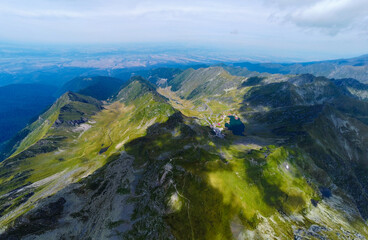 Landscape with Fagaras mountains - Romania