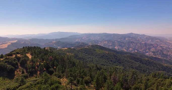 Dick Smith Wilderness California Forest Aerial Video 