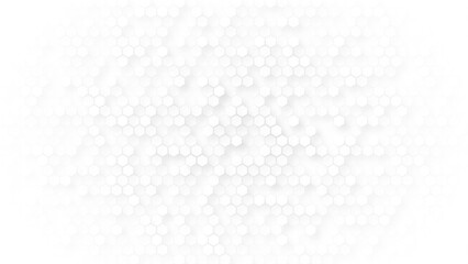Black and white hexagon honeycomb seamless pattern. Hexagon isolated clipping path horizontal for design texture for pattern.