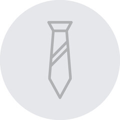 Tie Vector Line Grey Circle Grey