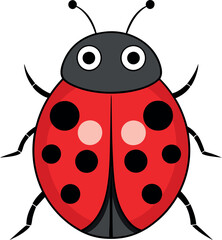 Obraz premium Simple and elegant green grasshopper vector in flat style