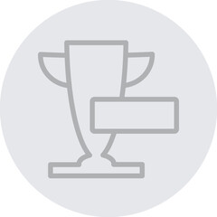 SERP Ranking Vector Line Grey Circle Grey