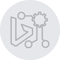 Bing Algorithm Vector Line Grey Circle Grey