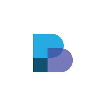 Letter PB loho template vector 