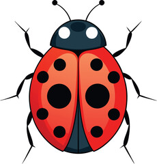 Obraz premium Simple and elegant green grasshopper vector in flat style