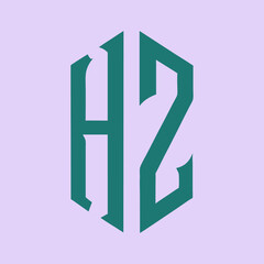 HZ letter logo Creative Design.
HZ monogram Logo Unique Concept Vector.
HZ creative modern flat abstract initials letter logo.
