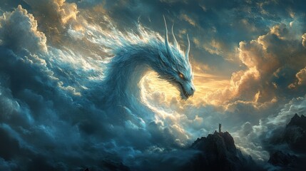 Mythical creature artwork, blending imagination and surrealism.