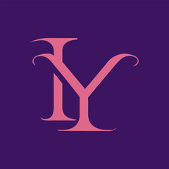 IY letter logo Creative Design.
IY monogram Logo Unique Concept Vector.
IY creative  modern flat abstract  initials letter logo.
