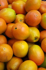 oranges in a market