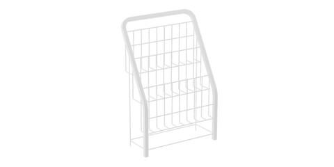 Versatile and Elegant Shelf and Cabinet for Home and Office - Perfect for Organized Stylish and Luxury Interiors - 3d model render realistic realism - png - transparent background