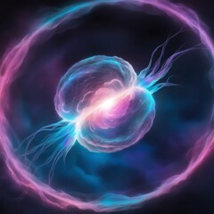 Fototapeta premium Abstract background with a cosmic theme,