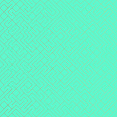Bicolor Transition Color Fade Gradient Asymmetrical Labyrinth Ocean Teal Maze 252