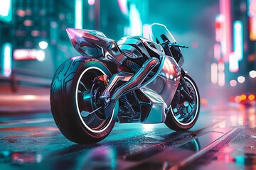 motorcycle on the street