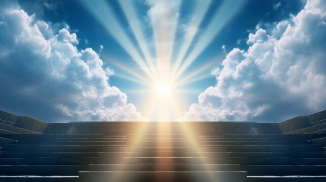 Heavenly stairway  matthew 5 12 s message on rejoicing despite persecution, echoing prophets  fate