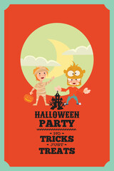 Happy halloween card