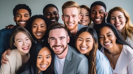 Diverse best friends happy freshmen students embracing, multiracial friendship cut out