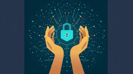 Hands holding a secure token for conditional access authentication, Conditional Access, token-based security